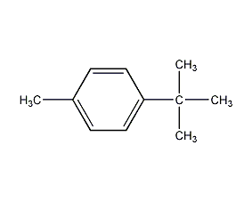 4-tert-butyltoluene structural formula