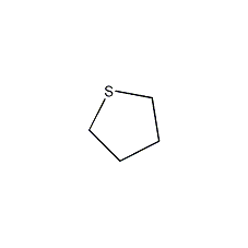 Tetrahydrothiophene Structural Formula