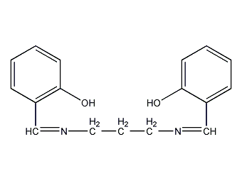 N,N'-disalicylicaldehyde-1,3-propanediamine structural formula