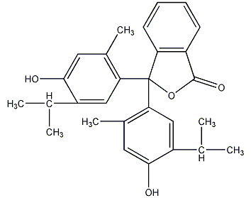Thymol peptide structural formula