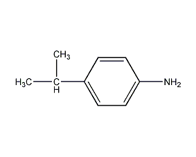 4-isopropylaniline structural formula