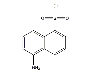 5-aminonaphthalene-1-sulfonic acid structural formula