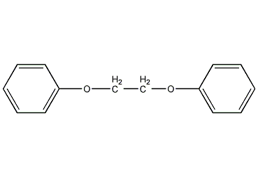 1,2-diphenoxyethane structural formula