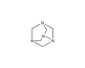 Hexamethylenetetramine structural formula