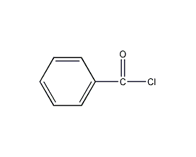 Benzoyl chloride structural formula