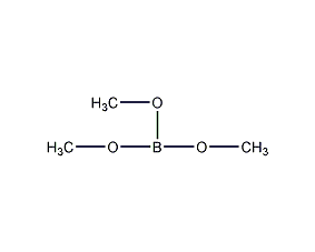 Trimethyl borate structural formula