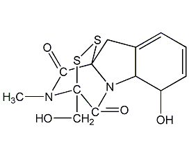 Gliotoxin structural formula