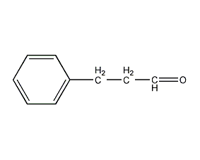 3-Phenylpropionaldehyde Structural Formula