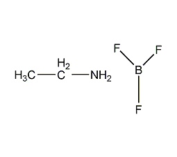 Boron trifluoride ethylamine complex structural formula