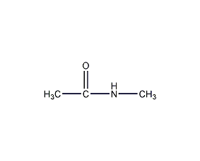 N-methylacetamide structural formula