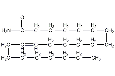 cis-13-erucamide structural formula
