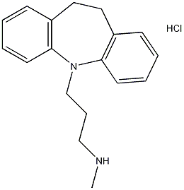 Desipramine hydrochloride structural formula