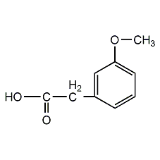 2-methoxyphenylacetic acid structural formula