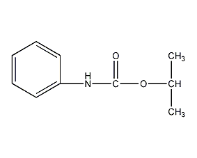 Structural formula of aniline