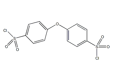 4,4'-Oxobis(phenylsulfonyl chloride) structural formula