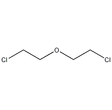 Bis(2-chloroethyl)ether structural formula