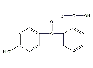 Structural formula of p-toluoyl phthalate