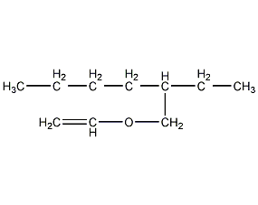 2-ethylhexylvinyl ether structural formula