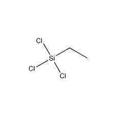 Ethyl trichlorosilane structural formula