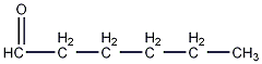 1-hexanal structural formula