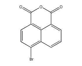 4-Bromo-1,8-naphthalene anhydride structural formula