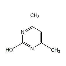 4,6-dimethyl-2-hydroxypyrimidine structural formula