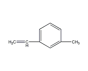 3-methylstyrene structural formula