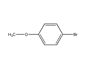 4-bromoanisole structural formula