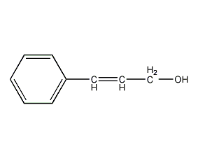 Cinnamyl alcohol structural formula