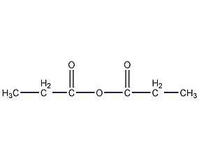 Propionic anhydride structural formula