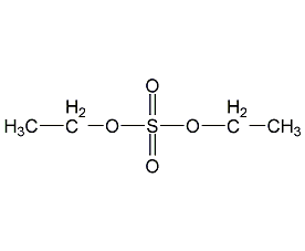 Diethyl sulfate structural formula
