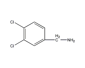 3,4-dichlorobenzylamine structural formula