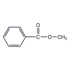 Methyl benzoate structural formula