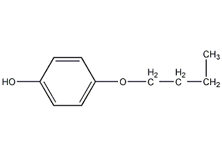 4-n-butoxyphenol structural formula