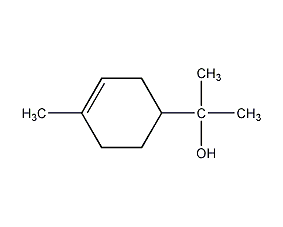 α-terpineol structural formula