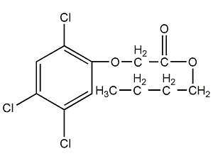 2,4,5-Butyl hydrochloride structural formula
