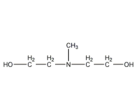 N-methyldiethanolamine structural formula