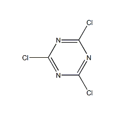 Cyanuryl chloride structural formula