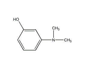 3-Dimethylaminophenol Structural Formula