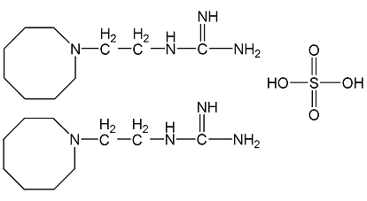 Guanethidine sulfate structural formula