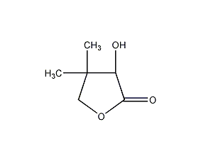 DL-pantoyl lactone structural formula