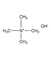 Tetramethylammonium hydroxide structural formula