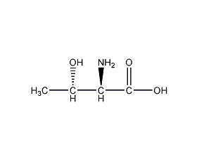 DL-threonine structural formula