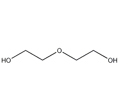 Diethylene glycol structural formula