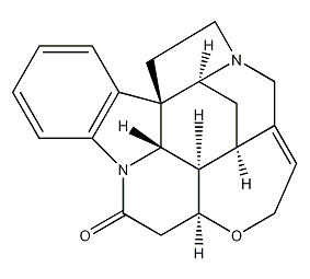 Strychnine structural formula