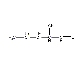 2-Methylvaleraldehyde Structural Formula
