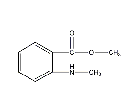 N-methyl anthranilic acid methyl ester structural formula