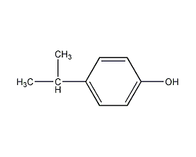 4-isopropylphenol structural formula