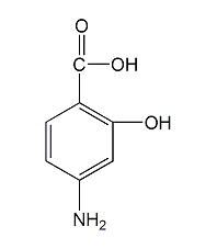 4-aminosalicylic acid structural formula