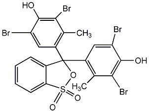 Bromocresol green structural formula